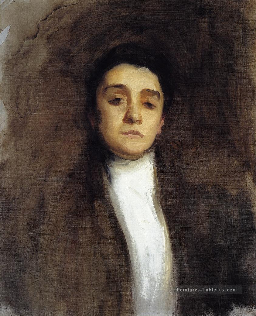 Portrait d’Eleanora Duse John Singer Sargent Peintures à l'huile